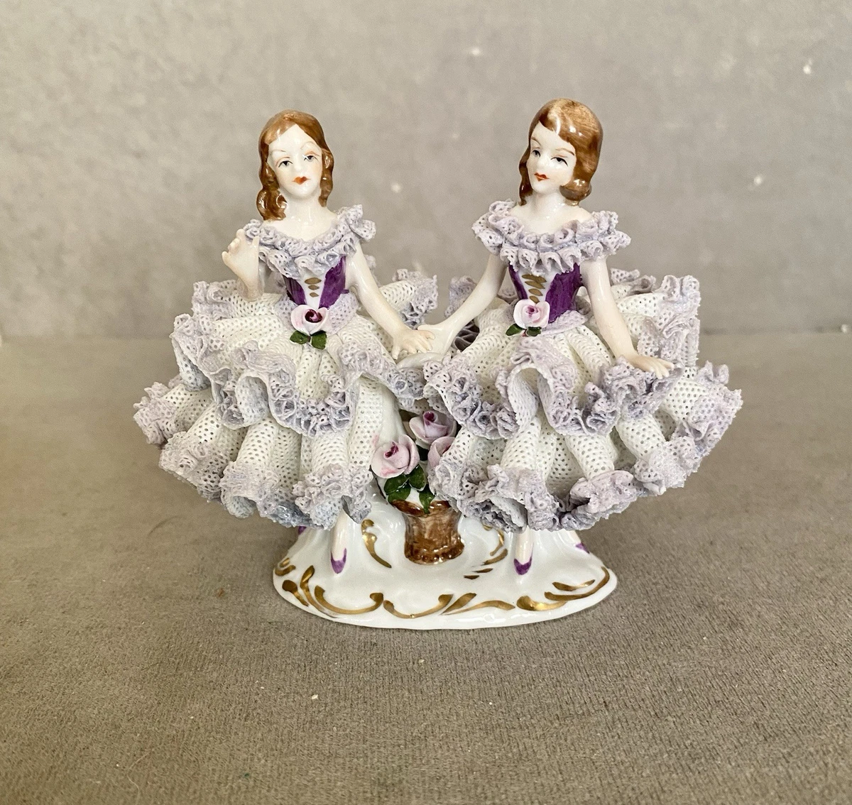 Dresden Antique Ceramic & Porcelain Figurines Post - 1940 for sale