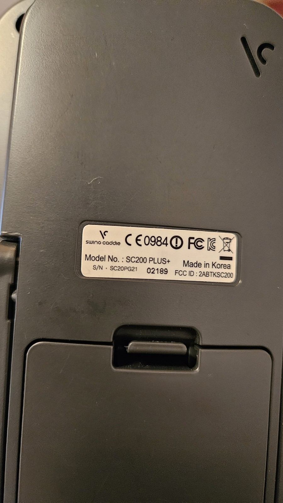 Swing Caddie SC200 Plus+ ~ Portable Launch Monitor ~ with Remote & Carrying Case