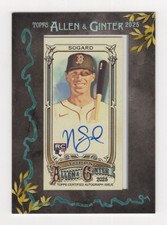 2025 Topps Allen & Ginter Nick Sogard #MA-NS Framed Mini Auto Black Frame /25 RC