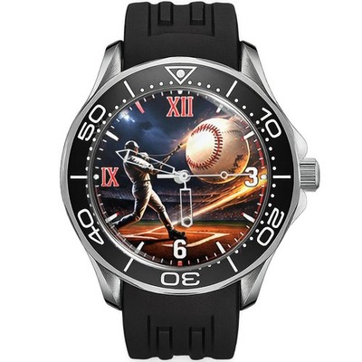 Power Hit Baseball Armbanduhr Sport Fan Geschenk schöner Sport Style