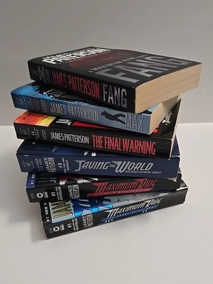Maximum Ride Series Paperback Book Lot By James Patterson, Lot Of 6, 1 Through 6