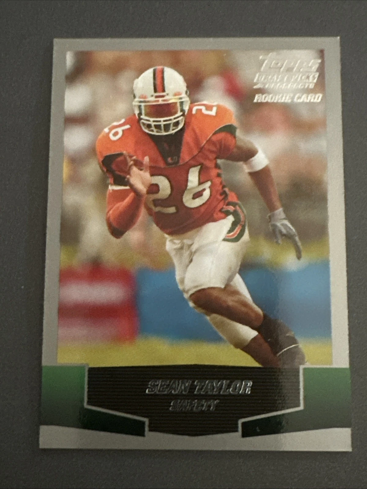 Sean Taylor trading card