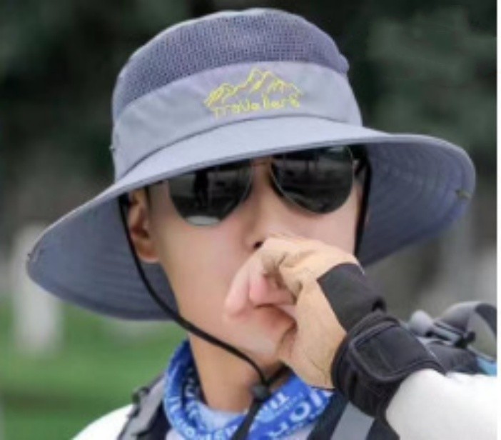 APL Cappello da Sole alla Moda da Esterno con Rete Traspirante e Passante Regolabile