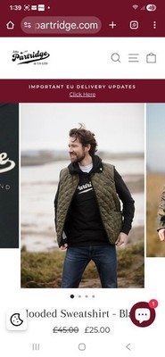 John Partridge, Classic Rag Gilet, Handmade Quilted Vest Wmns Size XL Brand new!