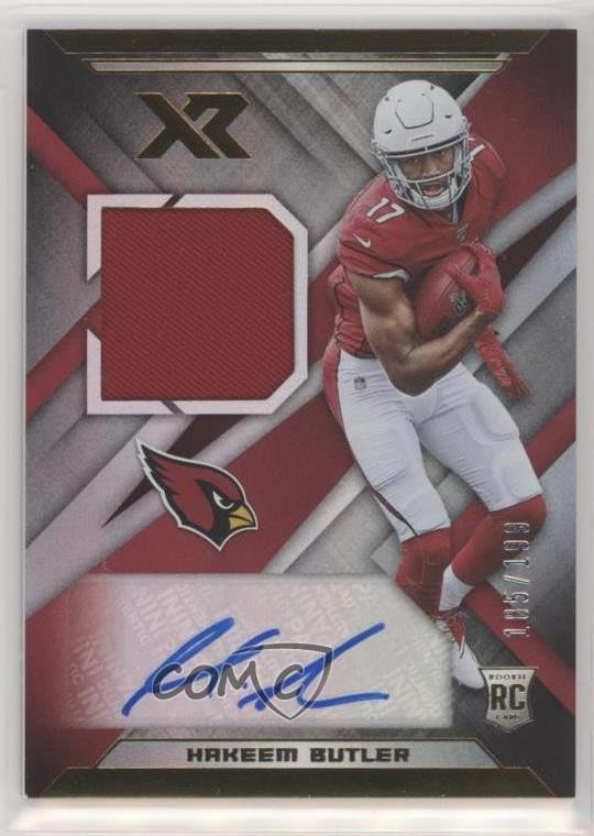 Hakeem Butler Panini XR Rookie Swatch Autographs #RSA26 Base