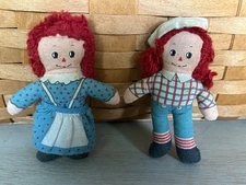 4" Raggedy Ann & Andy Dolls Knickerbocker
