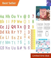 Versatile 81Pcs Metal Die Cuts Set - Perfect for Scrapbooking & Card Making