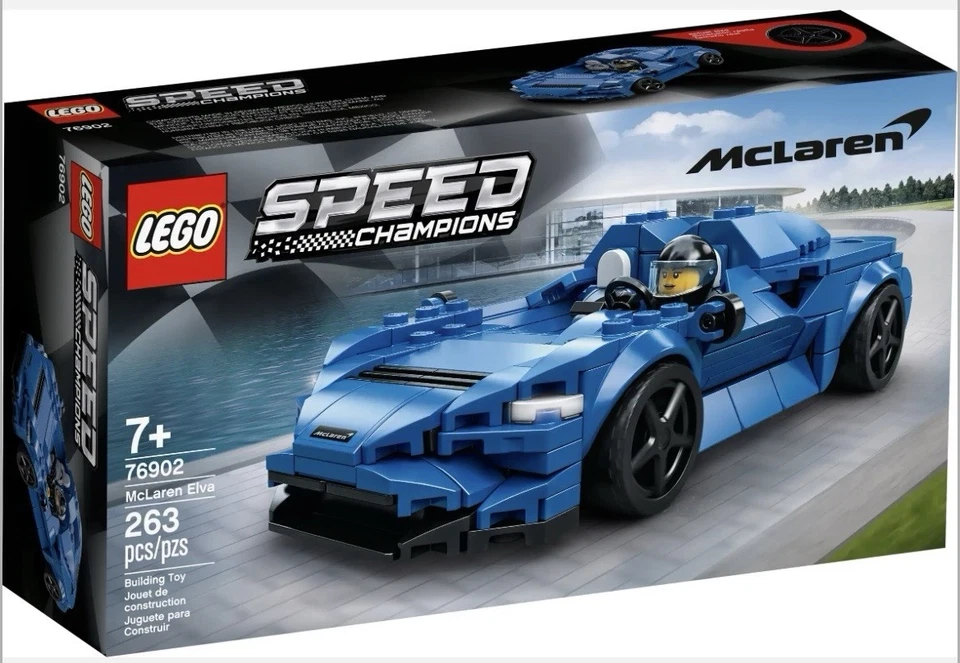 Lot of 4 -Lego Speed Champions 76900 Jesko 76901 Supra 76902 McLaren 76907 Lotus - Image 3 of 4