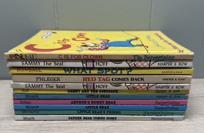 VINTAGE 11 Book Lot Set I Can Read Hardcovers SAMMY THE SEAL LITTLE BEAR DANNY