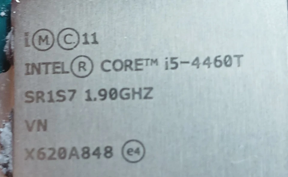 USED Intel Core i5-4460T 1.90GHz Socket LGA1150 Processor CPU SR1S7 - image 2 of 3