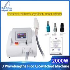 Q Switched ND Yag Laser Tattoo Removal Machine Eyebrow Pigment Remove Freckle US