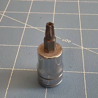 Snap-on FTXR27E TORX Tamper Resistant Bit Socket Driver T27 3/8'' Drive USA Made
