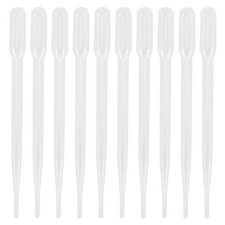 10pcs 3ML Disposable Plastic Eye Dropper Set Transfer Graduated Pipettes S4C4