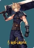 Cloud, Ex-SOLDIER 50/53 Gold Stamped Signature MTG Final Fantasy Art Series 7