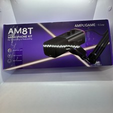 Fifine Ampligame AM8T Black USB Gaming Microphone Kit For Streaming  Podcasting