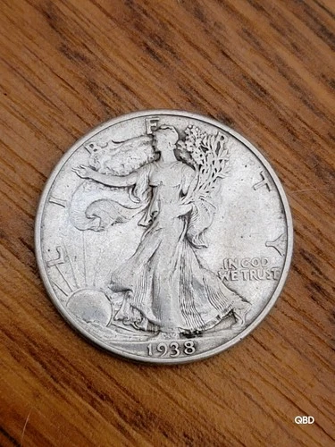 1938-D 50C Walking Liberty Half Dollar VF-EF DETAILS*GREAT DATE!!!