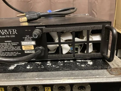 CARVER PM-1200 業務用 パワーアンプ Carver PM-1200 Magnetic Field Power Amplifier 600W x2 4Ω / 1200W