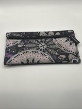NWT Vera Bradley Cosmetic Bag, Black/Brown