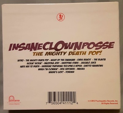 The Mighty Death Pop by Insane Clown Posse (CD, 2012) ICP 2 Disc