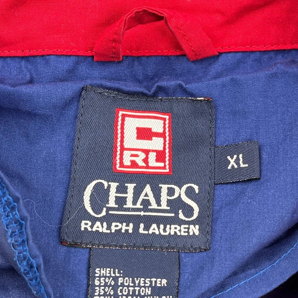 Cortavientos Chaps Ralph Lauren - XL Azul Algodón Foto 3 de 4