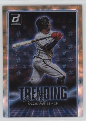 2021 Panini Donruss Trending /999 Ozzie Albies #TR4 1pk2