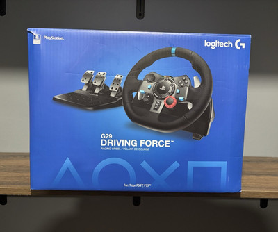 Logitech G29 Driving Force Racing Wheel & Pedals Set, Wired USB for PS3/PS4/PC