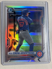 Pete Crow Armstrong 2021 Bowman Chrome Draft Refractor # BDC-12