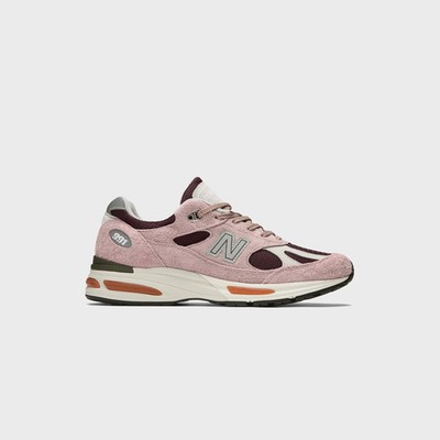 New Balance Made in UK 991v2 Deauville Mauve Fig Oyster Mushroom u991pr2