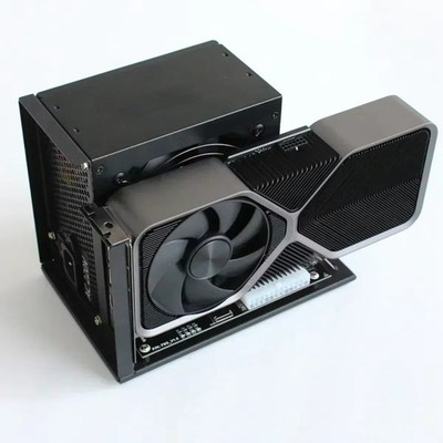 F9G-BK7 EGPU OCuLink GPU Dock PCIe 4.0 X4 Externes Grafikkarten Dock Laptop