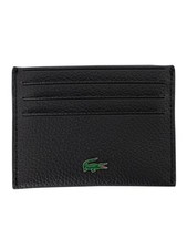 Lacoste Men's Card Holder Wallet, Black