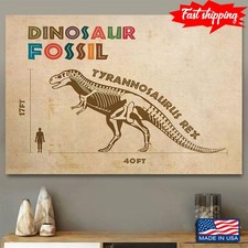 Comparison Size Between Tyrannosaurus Rex And Human Dinosaur Fossil