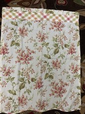VTG Better Homes Gardens 30" x 37,5 Geranium Floral Window Curtain Set of 2