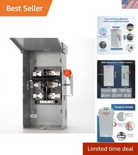 Reliable 24000W Manual Transfer Switch - NEMA 3R Approved for Home Use