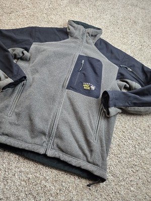 00s Mountain Hardwear ソフトシェル　ジャケット　グレー Mountain Hardwear Fleece Jacket Medium Mens Gray Schoeller Nano