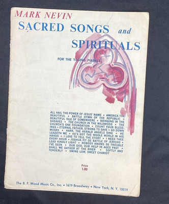 Vtg Songbook, Sacred Songs and Spirituals, 1965 - ships free
