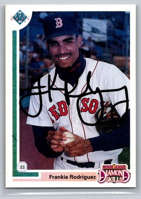 1991 Upper Deck Final Edition Frankie Rodriguez #21F Auto No COA