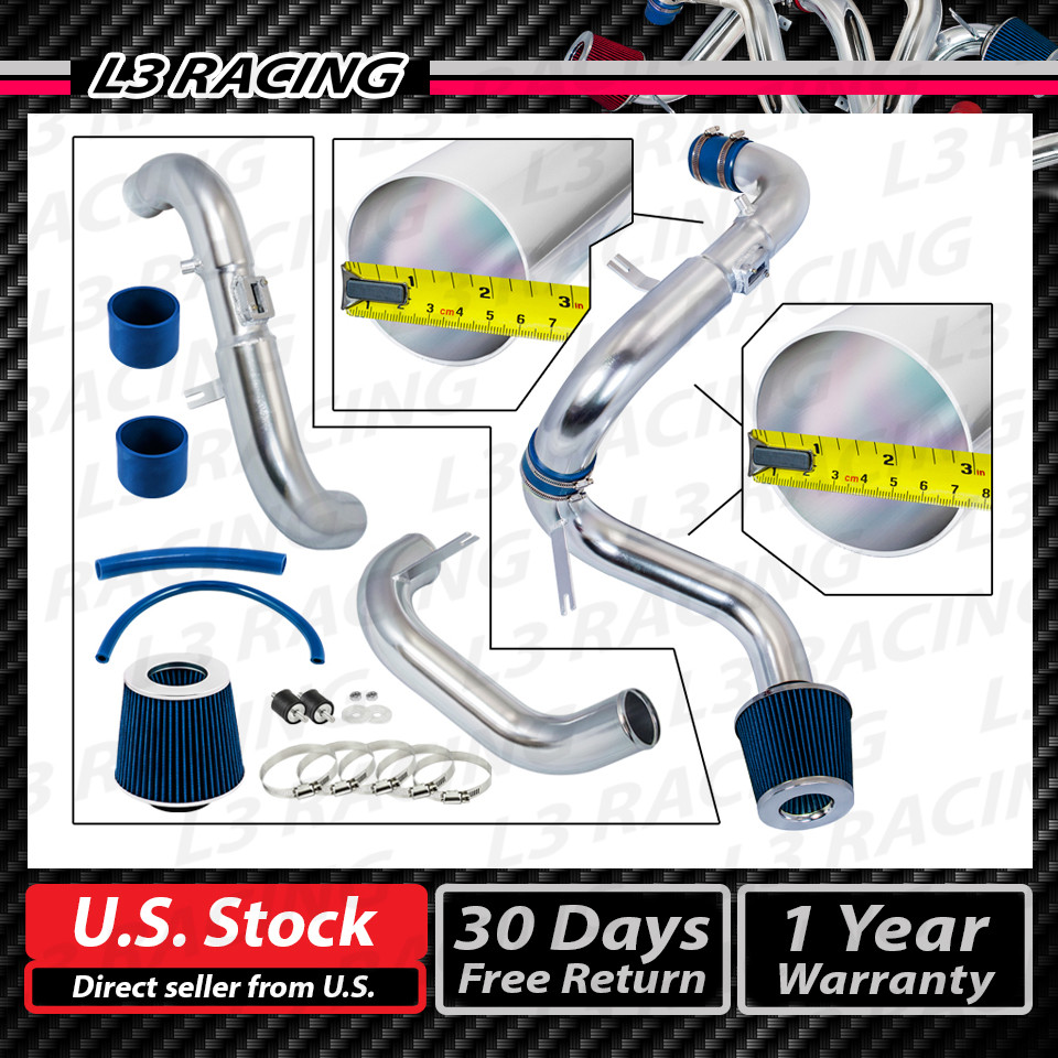BLUE COLD AIR INTAKE SYSTEM + DRY FILTER HONDA FOR 06-11 CIVIC DX/LX/EX 1.8L