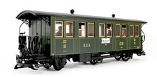 LGB 'G' GAUGE 30330 GREEN BALLENBERG 3RD CLASS PASSENGER COACH