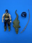 Croc Master V1 G.I. Joe 1987 Hasbro Vintage Action Figure No Hose Tight Figure