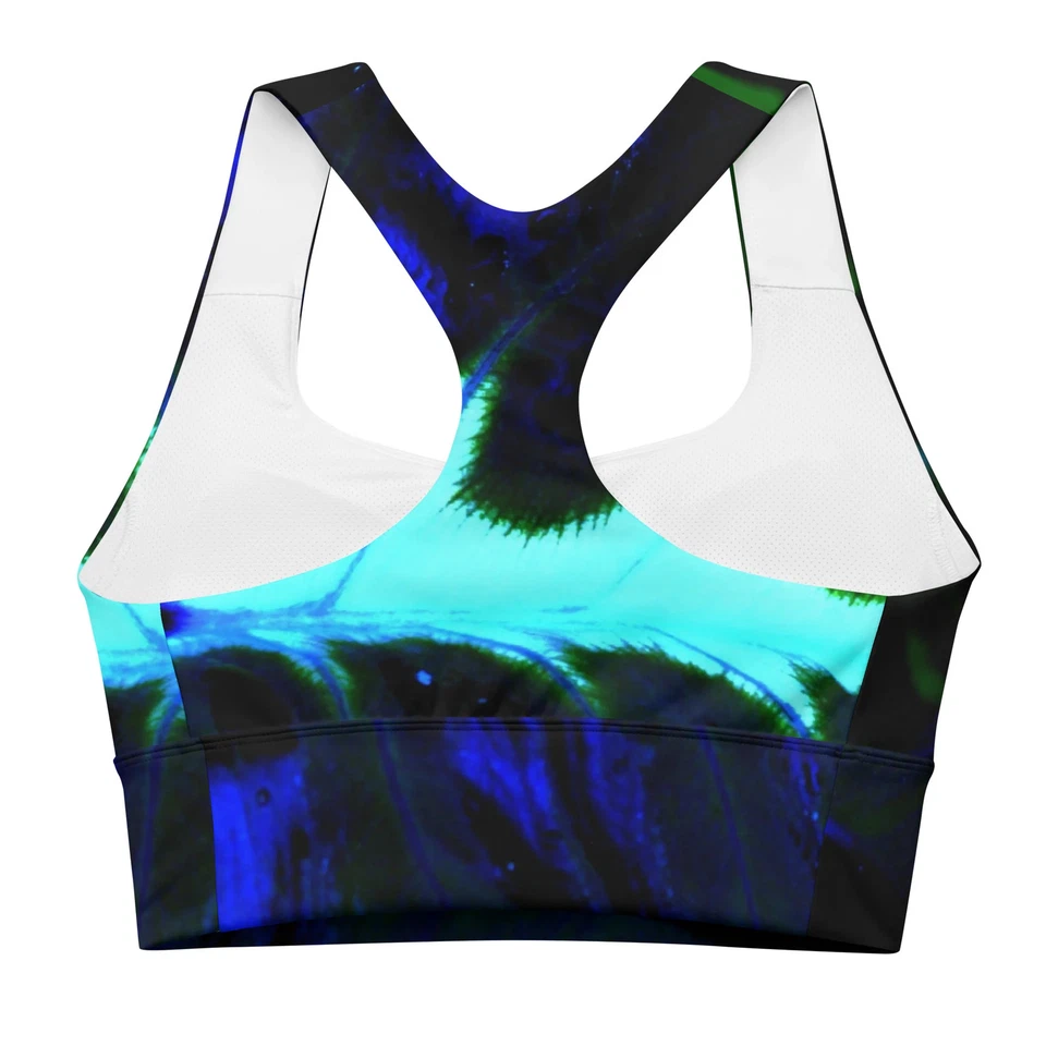 "Poppin" Recycled Longline Sports Bra - Image 2 of 4