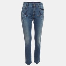 Stella McCartney Denim Bird Embroidered Jeans M Waist 27