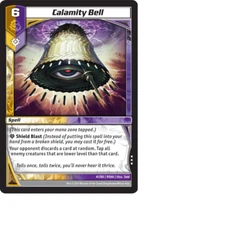 Kaijudo X3 CALAMITY BELL Rare #26/80 9SHA (Playset) - Shattered Alliances - 2013