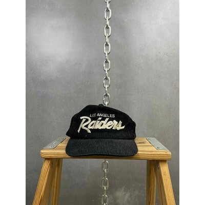 Vintage Los Angeles Raiders Sports Specialties Script Hat The cord 