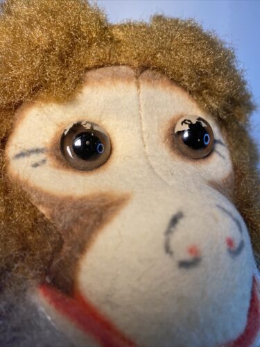 Vintage Brown Mohair Jocko Monkey Fully Jointed As Is Unknown Brand Steiff? 21in - Picture 12 of 12