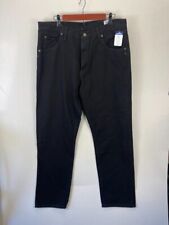Wrangler Five Star Flex Relaxed Fit Seat  Thigh 36 X 32 Black Jean NWT