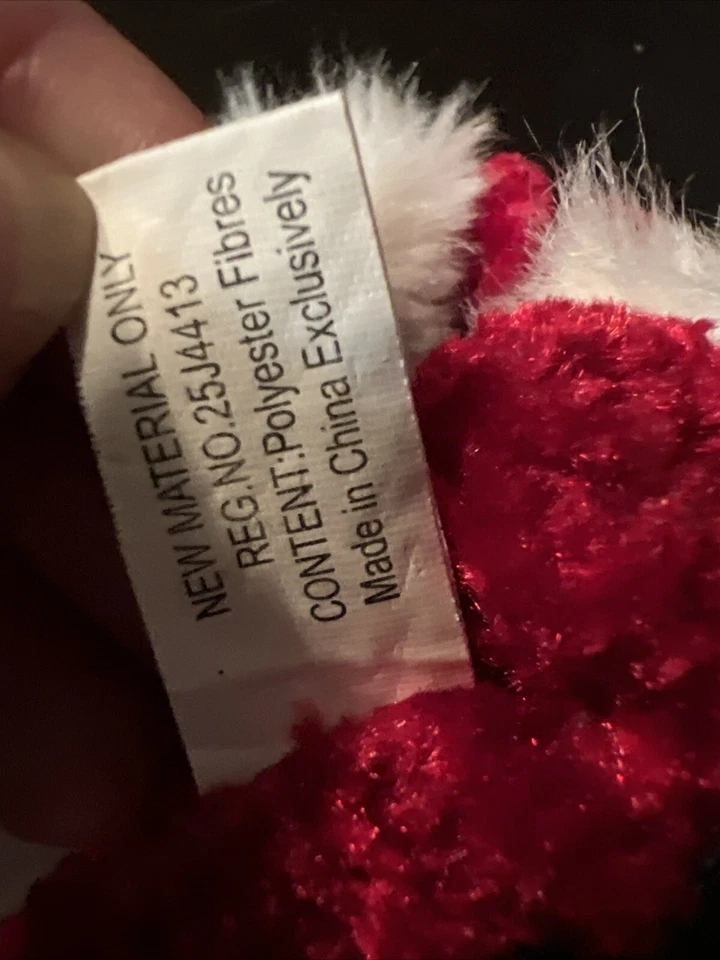 Jingle Bell Dog Red Christmas Holiday Collar Bells by Plush Puppies Size Small - Imagem 4 de 4