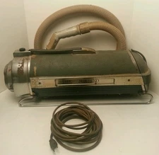 RARE Vintage Electrolux Canister Sled Vacuum W/ Hose & Cord WORKS! -The Jurisko