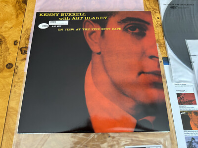 Kenny Burrell At The Five Spot Cafe AP 2x45 rpm LP Art