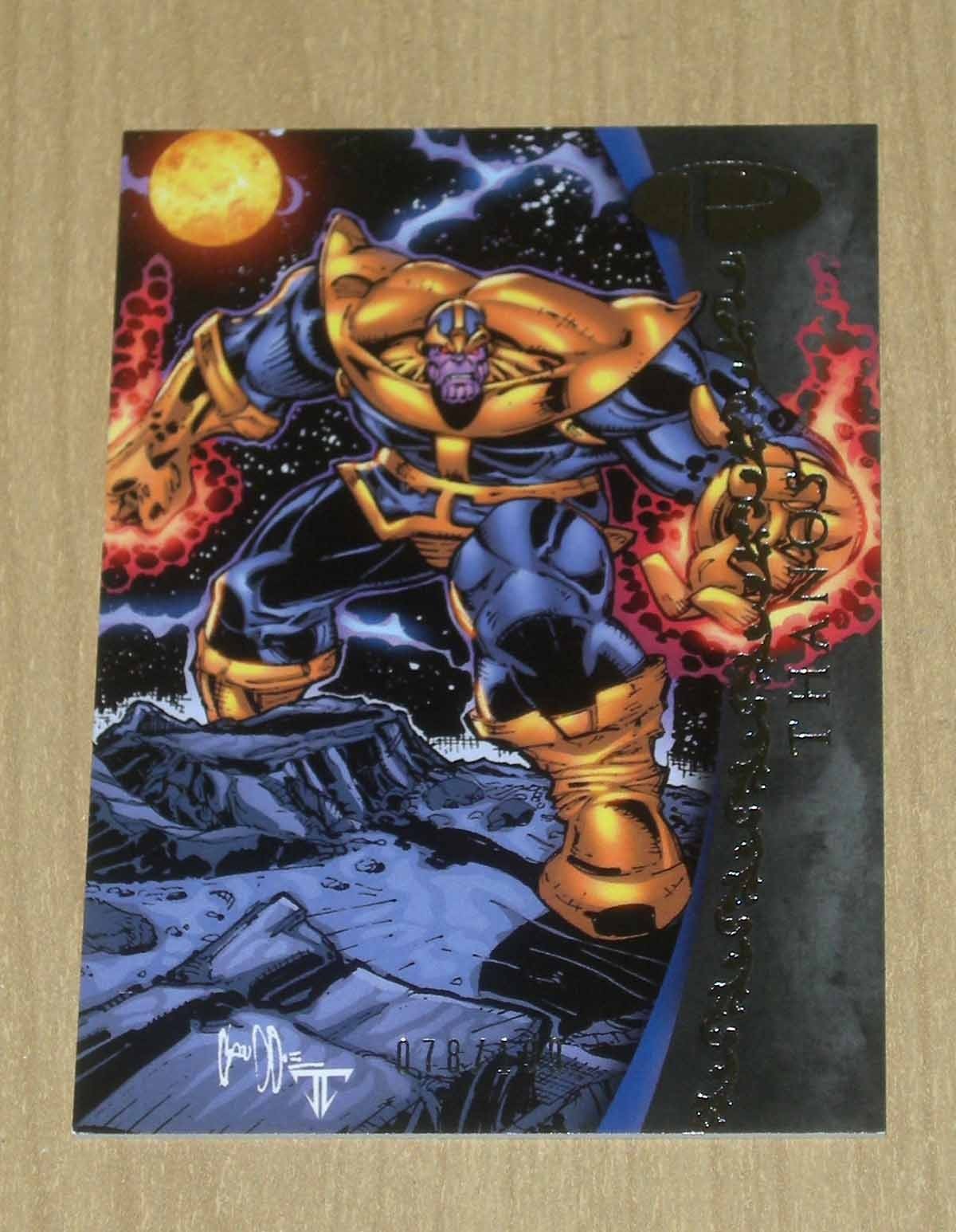 2012 Upper Deck UD Marvel Premier base card THANOS /199 #47