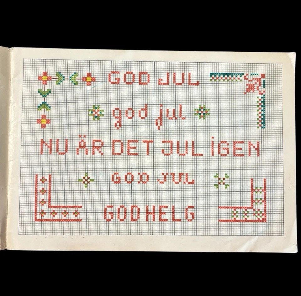 Jul Monster Christmas Cross-Stitch Patterrn Booklet Svard, S. Swedish - Image 3 of 4